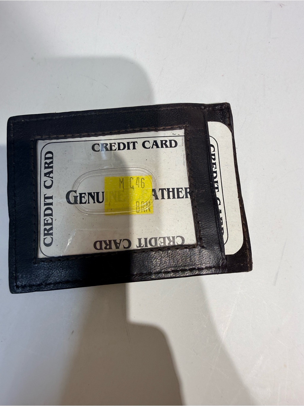 Genuine Leather Black Card Holder Genuine Leather Black Card Holder